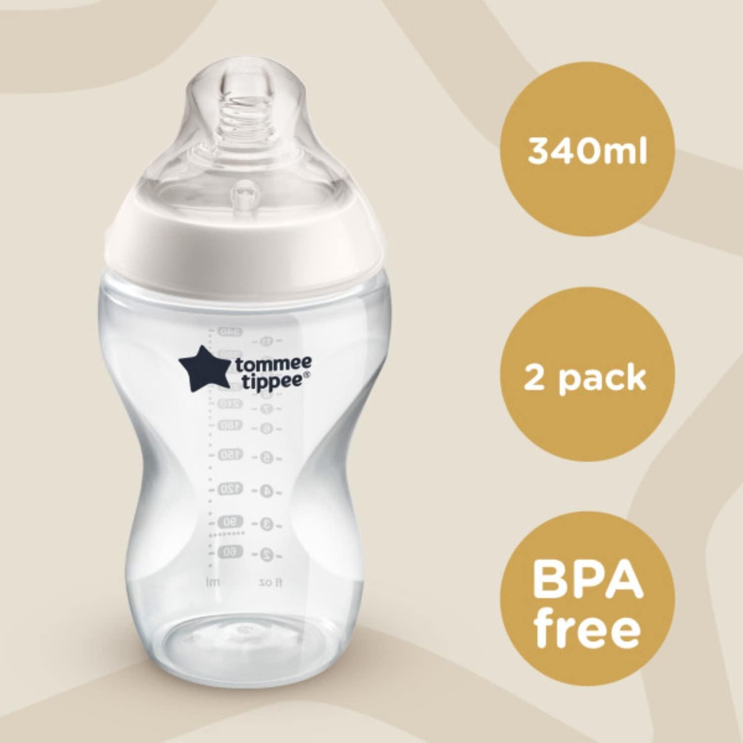 Tommee Tippee Baby Bottle 340ml Count Pack BPA-Free, Anti