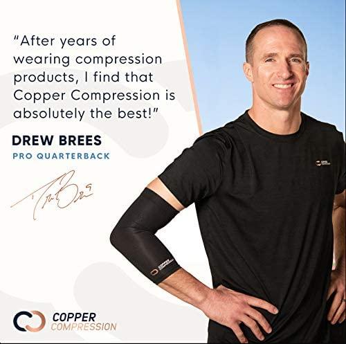 Copper Compression Shoulder Brace, Shoulder Pain Relief with PowerKnit  Compression Technology, Shoulder Support Brace for Men & Women