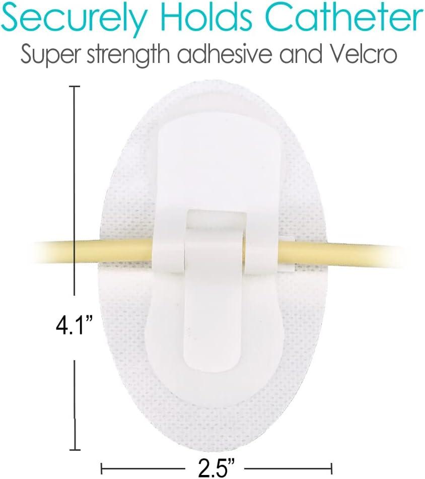 Peritoneal Dialysis PD Catheter Holder Adhesive Patch Stabilization