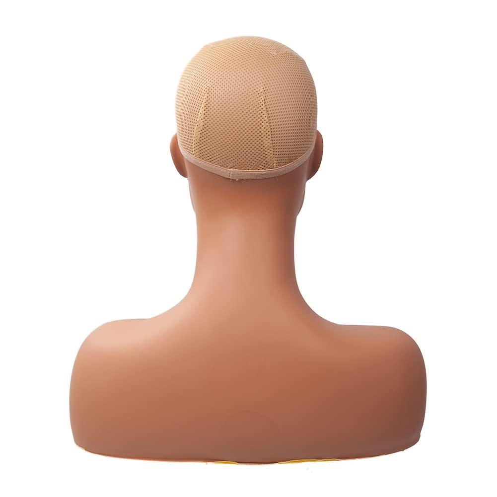 Realistic Female Mannequin Head with Shoulder Display PDC487 PLight