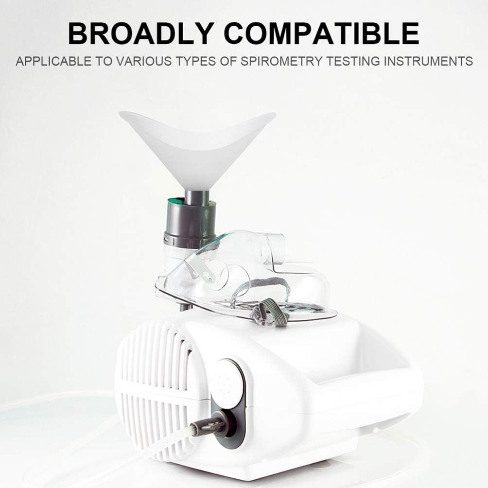 Baluue 200pcs 8.1mm Disposable Spirometer Mouthpiece Breathalyzer