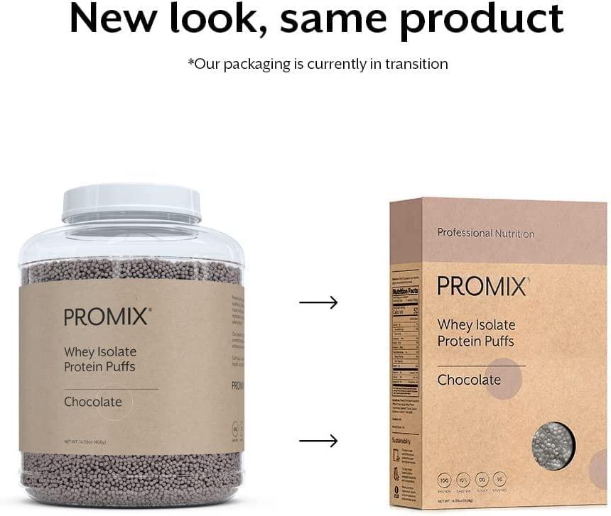 ProMix Whey Protein Isolate Puffs, 30 Servings 10g Protein, 50