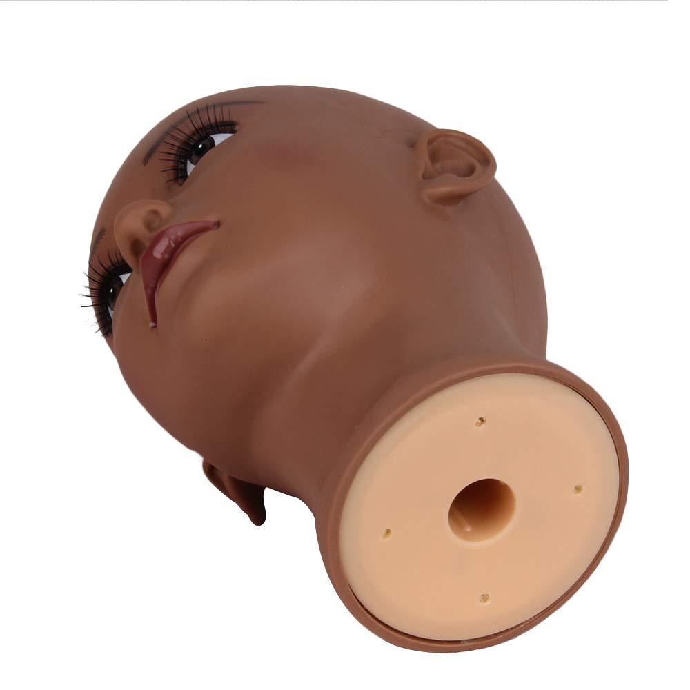 Mannequin Head With Wig And Doll Display Stand, Soft Bald Head