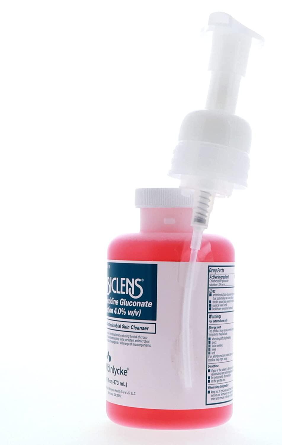 Molnlycke Health Care Hibiclens Liquid Antiseptic 16 Oz with Hand Pump