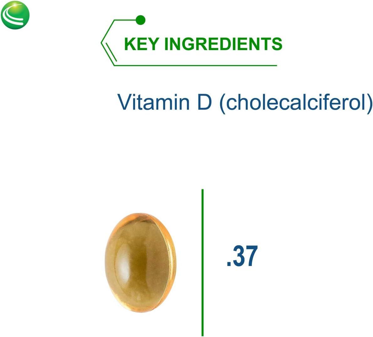 Nutra BioGenesis Vitamin D 5000 Vitamin D3 5000 IU to Help Support