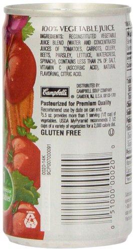 V8 Vegetable Juice 11.5 Oz Pack of 28