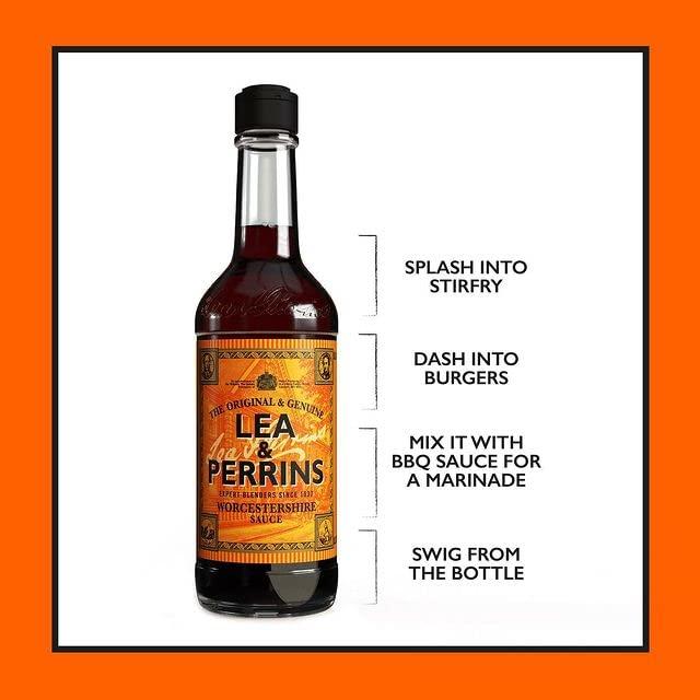 Lea and Perrins Worcestershire Sauce 290g Authentic Flavor Enhancer