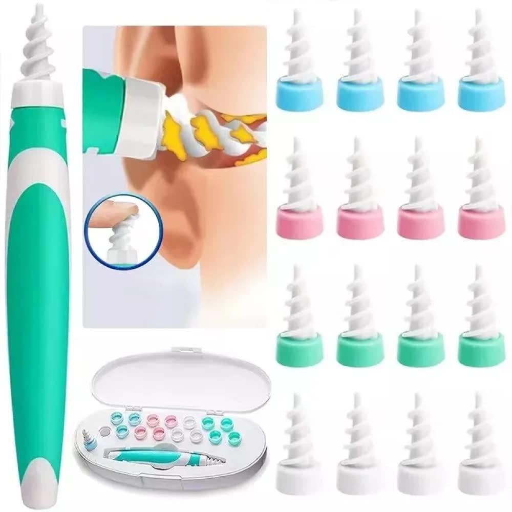 Cleanse Right – Ear Wax Removal Kit- Electronic Ear Wax Remover, Soft  Silicone Spiral Earwax Remover Tool, Wash Basin, USA MADE, Reusable,  Dishwasher Friendly TIPS! – Cleaner Tool to Remove Ear Blockage –