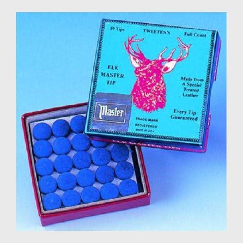 Elk Master 14mm Cue Tips Set 25 Billiard Pool Tips Elk Master 14mm