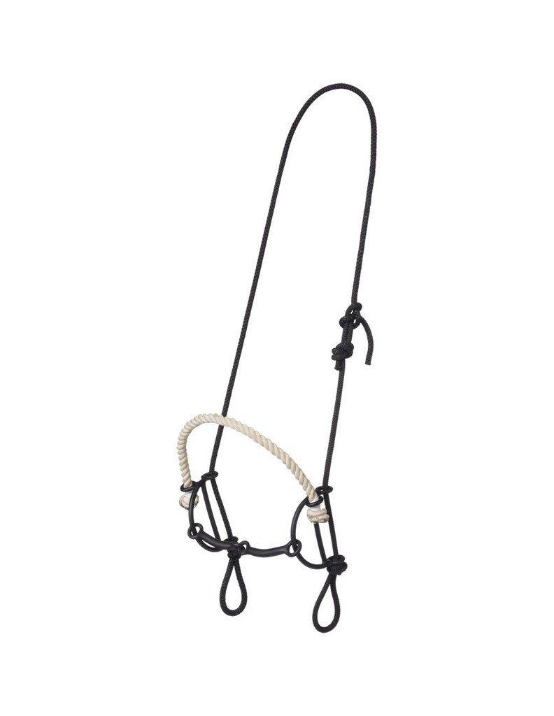 Tough 1 Rope Headstall with Rope Nose/Snaffle Gag Combo