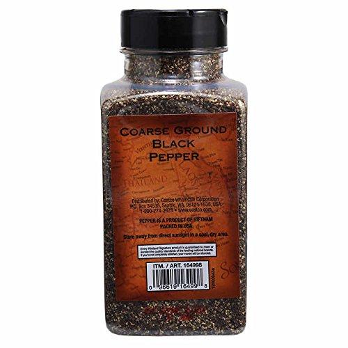 Kirkland Signature Coarse Black Pepper 2 Bottles Premium Quality