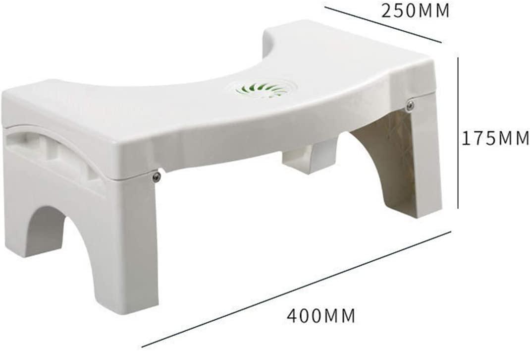 7" Folding Squatting Toilet Stool Foldable Bathroom Stools Toilet Step