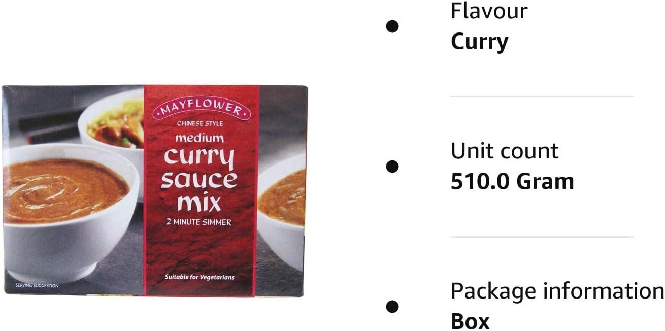 2 x Mayflower Chinese Curry Sauce Medium 255g