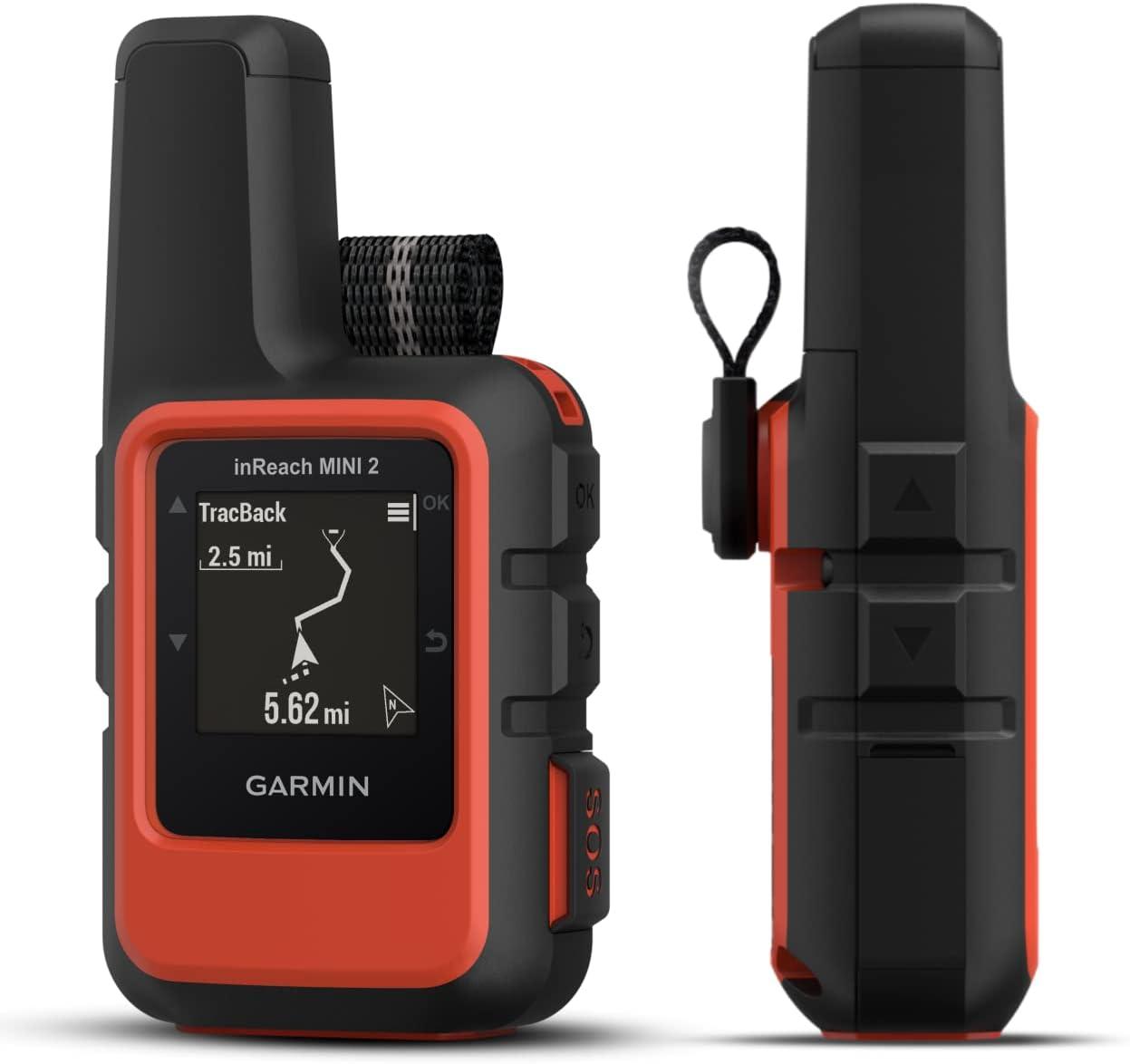 Garmin inReach Mini 2 Satellite Communicator (Flame Red) with