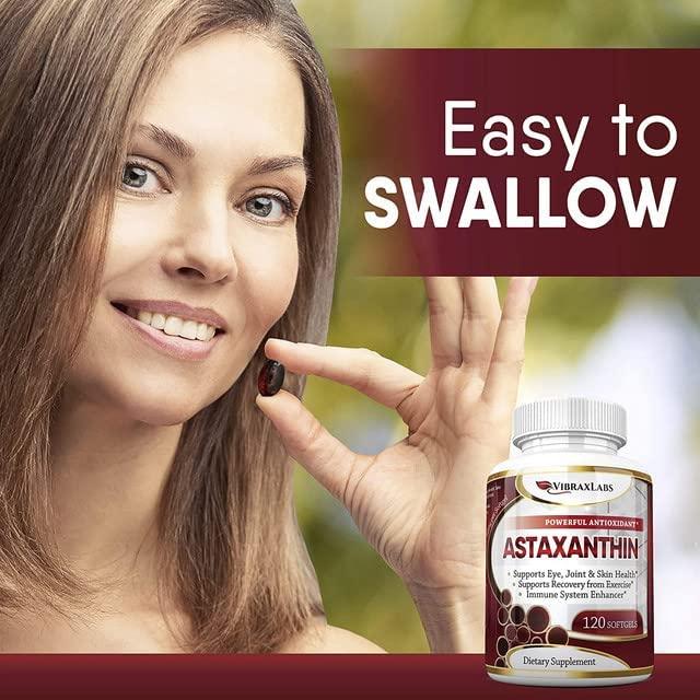 Astaxanthin 10mg Supplement / Best Pure Antioxidant from Microalgae