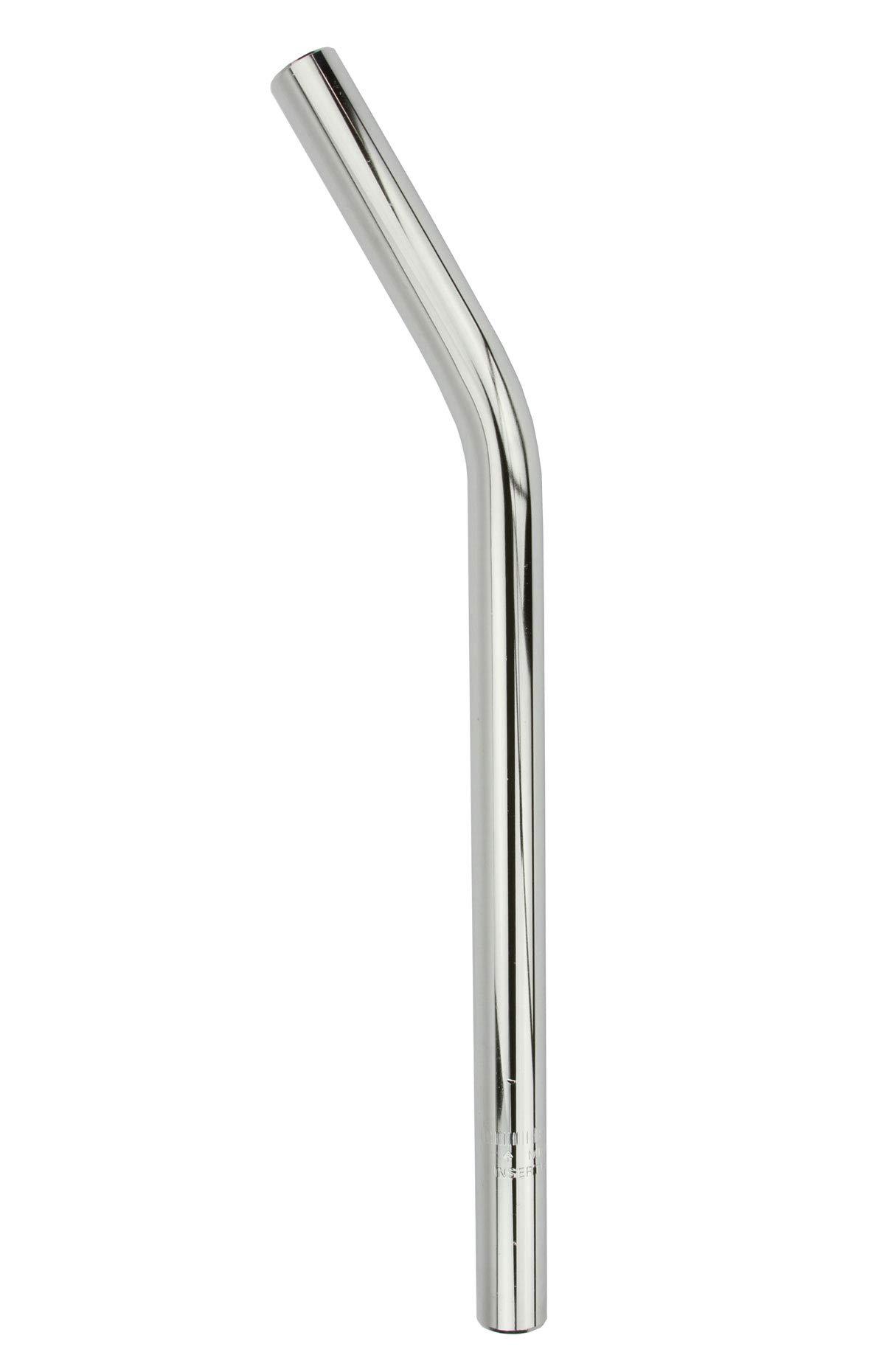 Alta LayBack Steel Seatpost W/O Support Steel Chrome (22.2mm)