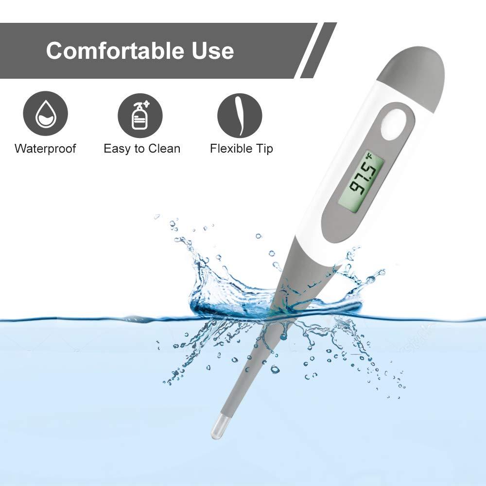 EasyHome Digital Oral Thermometer for Kid, Baby, and Adult, Rectal and