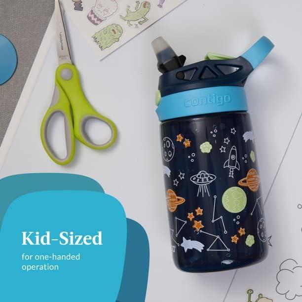 Contigo Kids Water Bottle with Straw 2 Pack 14 oz - Spill Proof Autospout  Technology, Easy-Clean Lid, Dishwasher Safe - Cosmos & Gummy Sharks Navy |  Buy Now with Express International Delivery | GoSupps.com