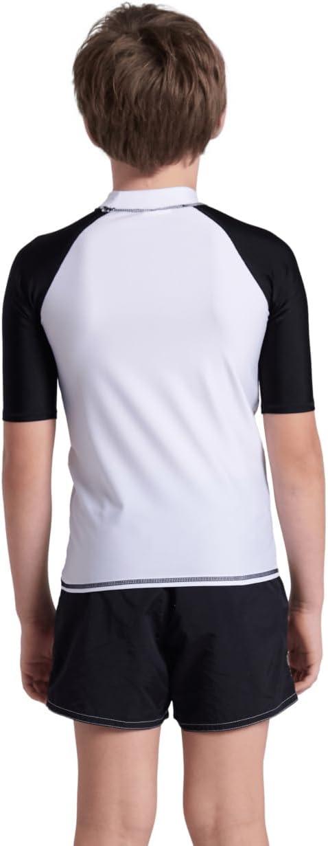 Maglietta Rash Guard ARENA Per Bambini - Manica Corta, Protezione UPF 40+, Riciclata - Foto 10