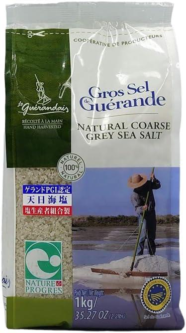 Le Guerandais Coarse Sea Salt 1kg | French Unrefined Sea Salt