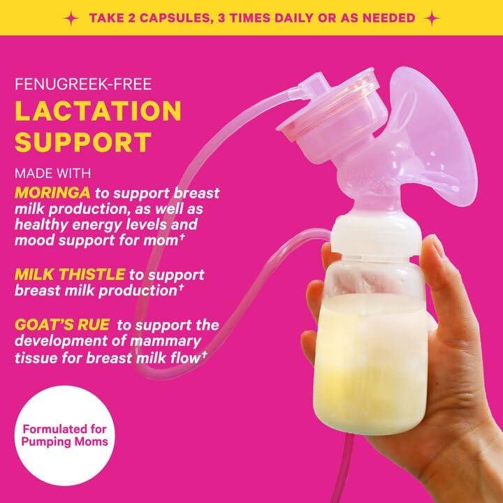 Pink Stork Lactation Support Bundle for Breastfeeding Women - Lactation  Supplements, Nursing Tea, and Sweets for Breast Milk Supply and Flow, with