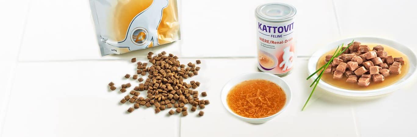 Kattovit Niere/Renal-Drink Chicken | Pack of 24 | 24 x 135 ML |  Complementary food for adult cats | Meat pieces with chicken | to support  kidney function | Buy Now with Express International Delivery | GoSupps.com