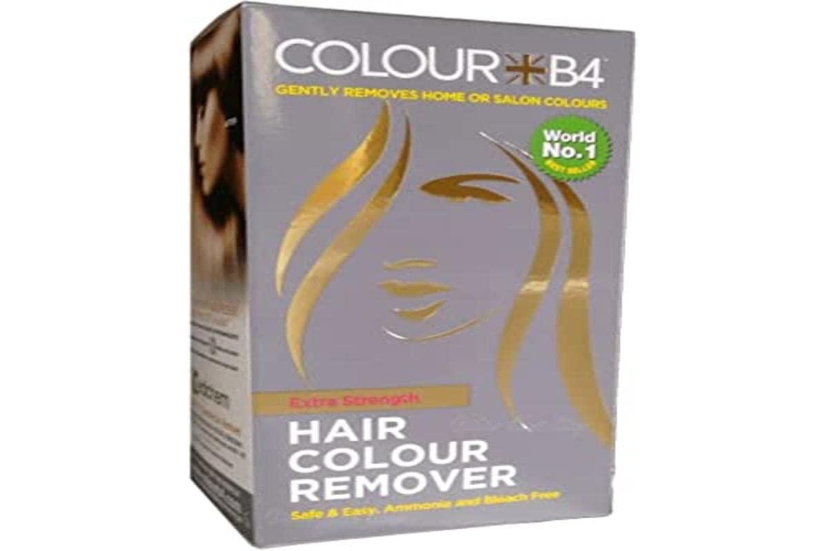 Colour B4 Hair Colour Remover: Before and After on Blue Hair - wide 4