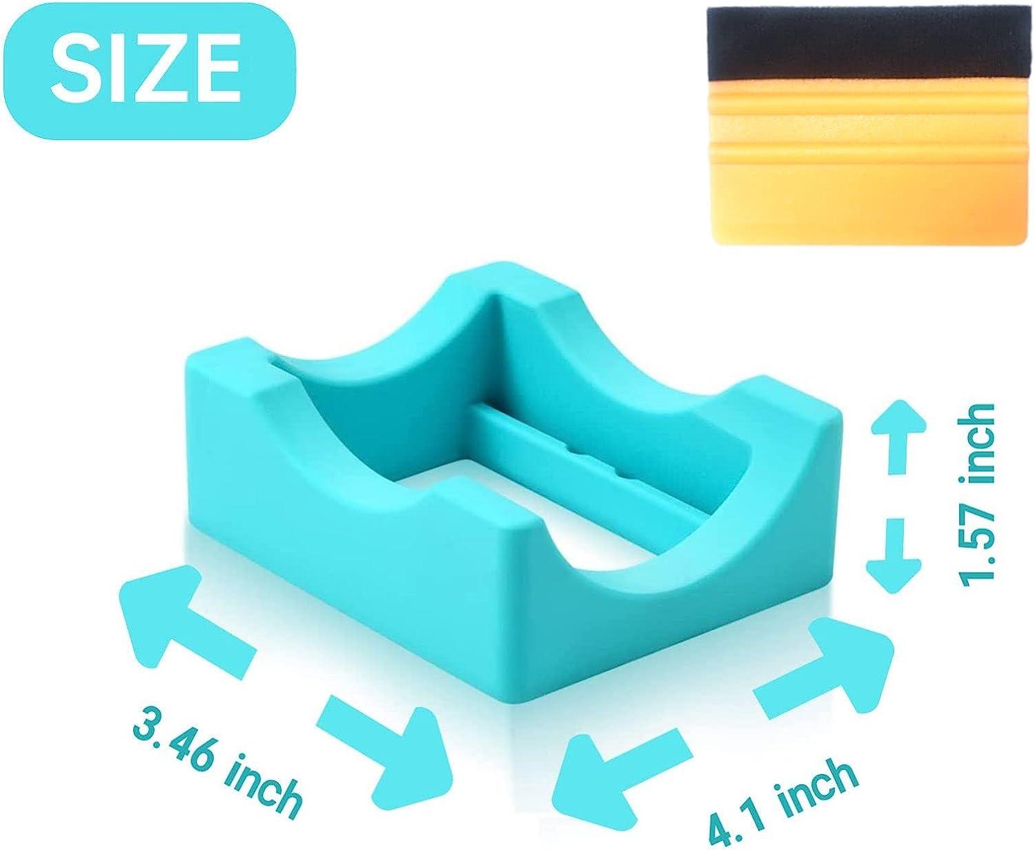 zhuohai Silicone Cup Cradle，Small Tumbler Cup base Holder for Make Tumbler  Crafting Vinyl Decals Holder