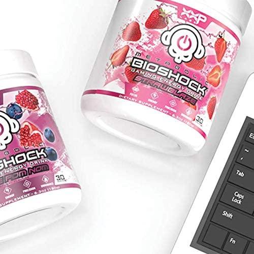 Dbl XP Labs Metabolic Bioshock Gamer Focus Formula Strawblaze Energy