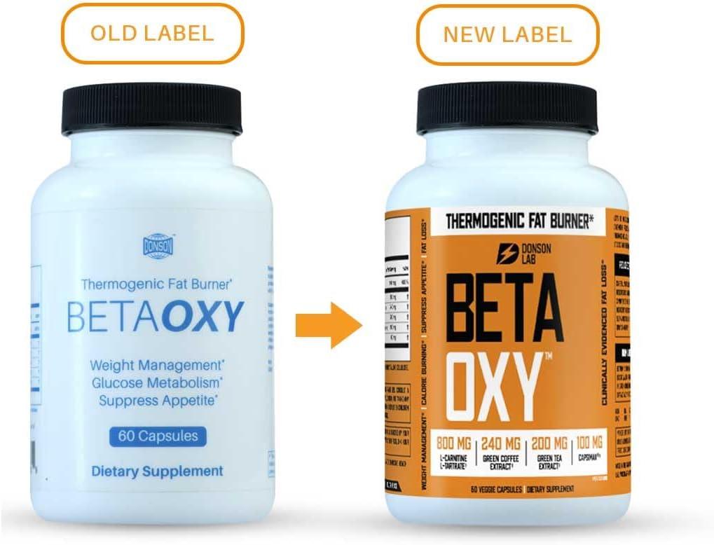 BetaOxy Fat Burner & Appetite Suppressant - 60 Vegan Capsules for Effective  Weight Loss