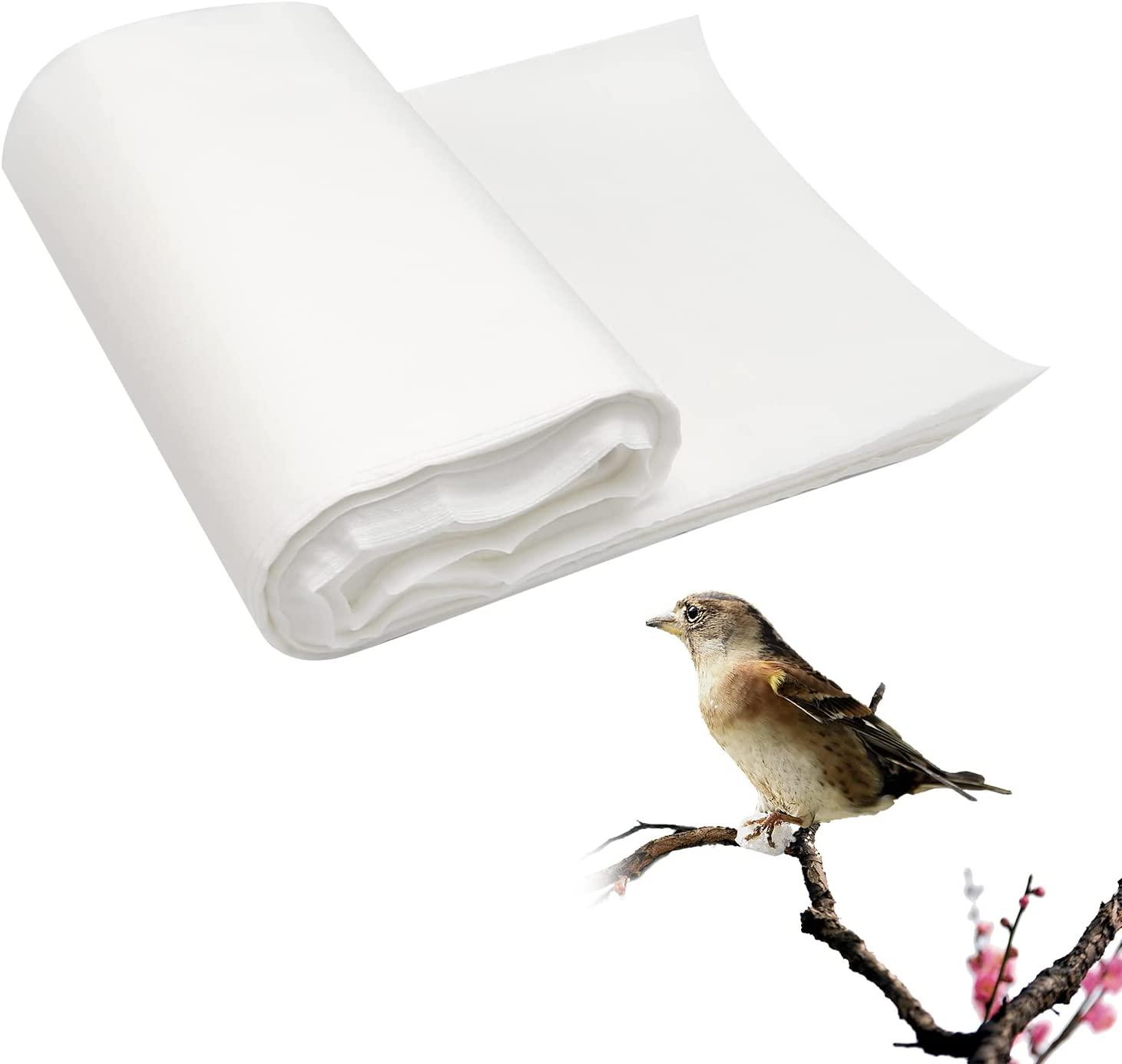 Vkinman Bird Cage Paper Liners NonWoven Bird Nesting Box Pads, 100