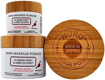 Nuru Massage Gel Therapy Powder G Seaweed Green Tea Made In Japan Paraben Glycerine
