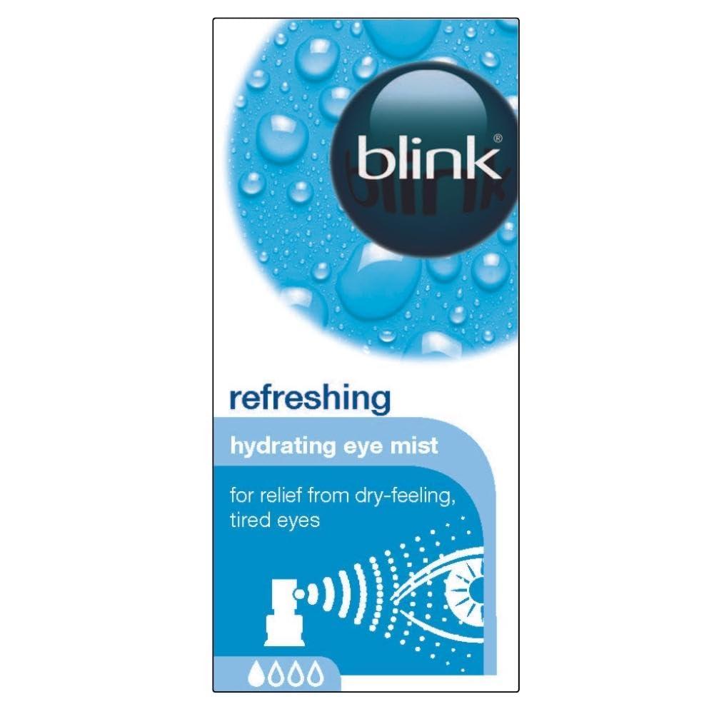 Blink Refreshing Dry Eye Spray for Relief from DryFeeling and Tired Eyes Hydrating Eye Mist
