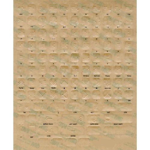 Braille Keyboard Stickers for The Blind and Visually Impaired