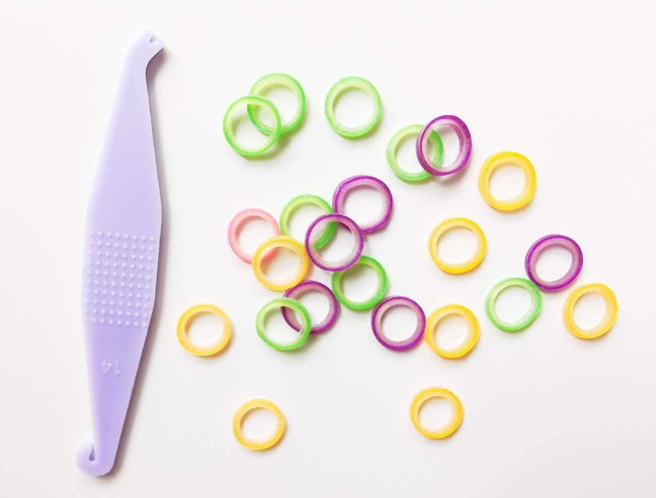 100 Pcs Dental Teeth Gaps 3/16 Neon Medium 3.5 OZ Dental Teeth Bands