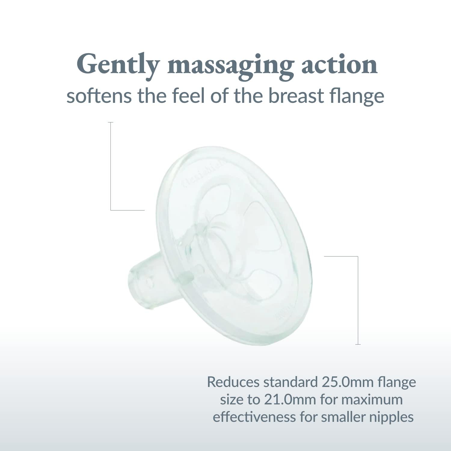 CustomFit Breast Pump Flange Spare Parts Areola Stimulator 2 Count