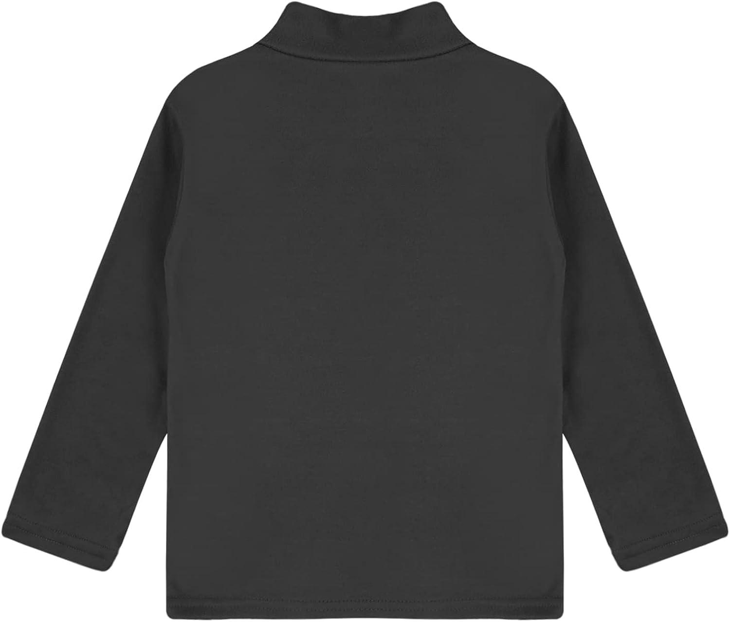 Yhong Kids Boys Girls Turtleneck Thermal Underwear Tops Basic
