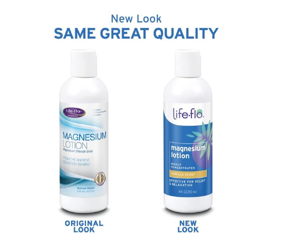 LifeFlo Magnesium Lotion 8 oz (Pack of 5)