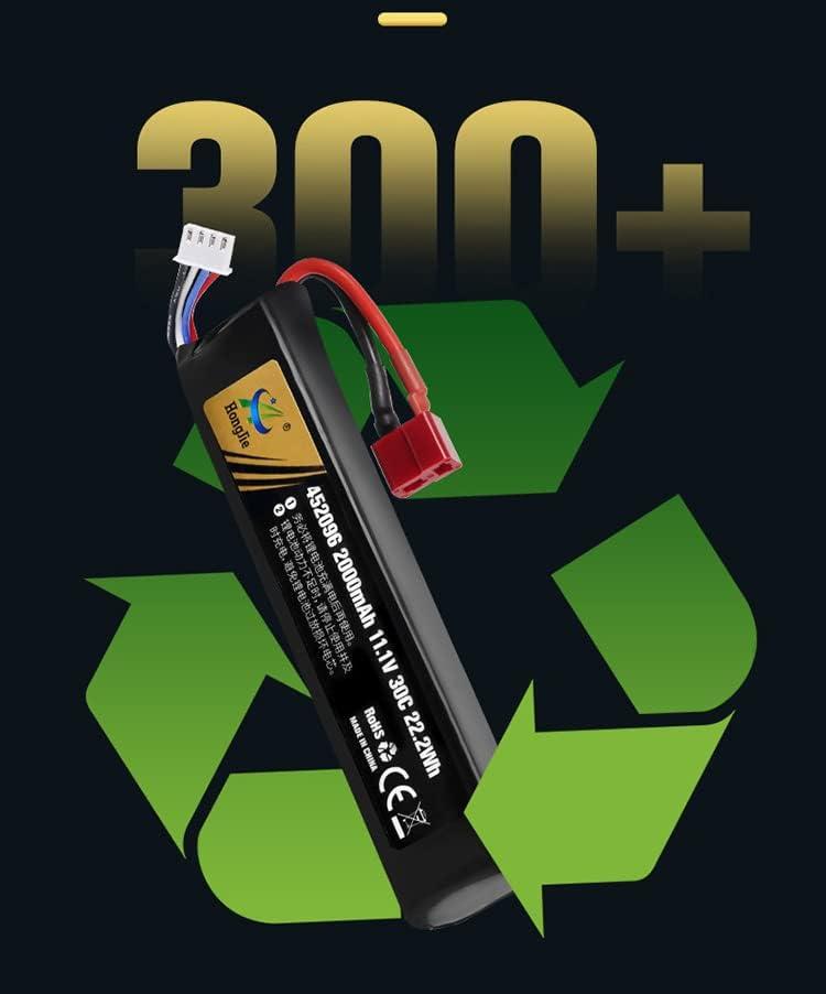 11.1v Lipo Battery Airsoft Batteries 30C 1800mAh 3S Rechargeable