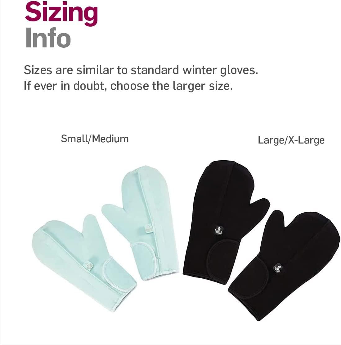 NatraCure Cold Therapy Mittens Small/Medium (for Sore, Aching Hands, Arthritis, Neuropathy