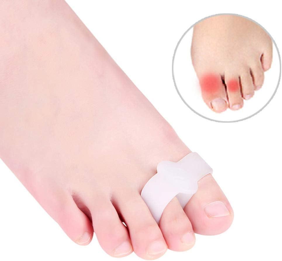 FARUTA 4 Pairs Bunion Corrector Kids Hammer Toes Separators Claw Toes Spacers Silicone Gel Toe