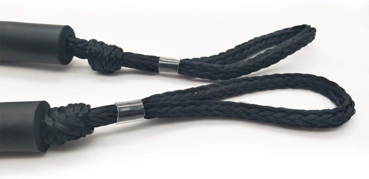 Bungee Dock Line Mooring Rope for Boat 4ft Black 4 Pack