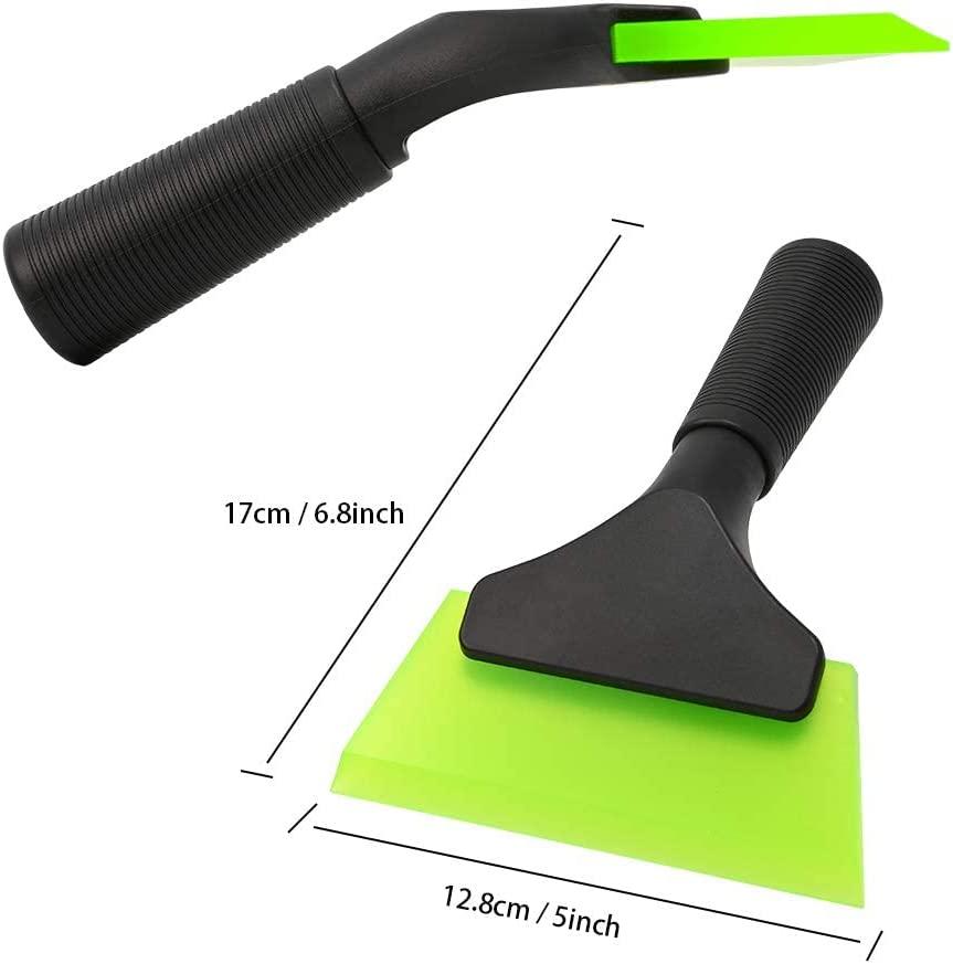 FOSHIO 2PCS Rubber Vinyl Squeegee Wrapping Window Tint Squeegee