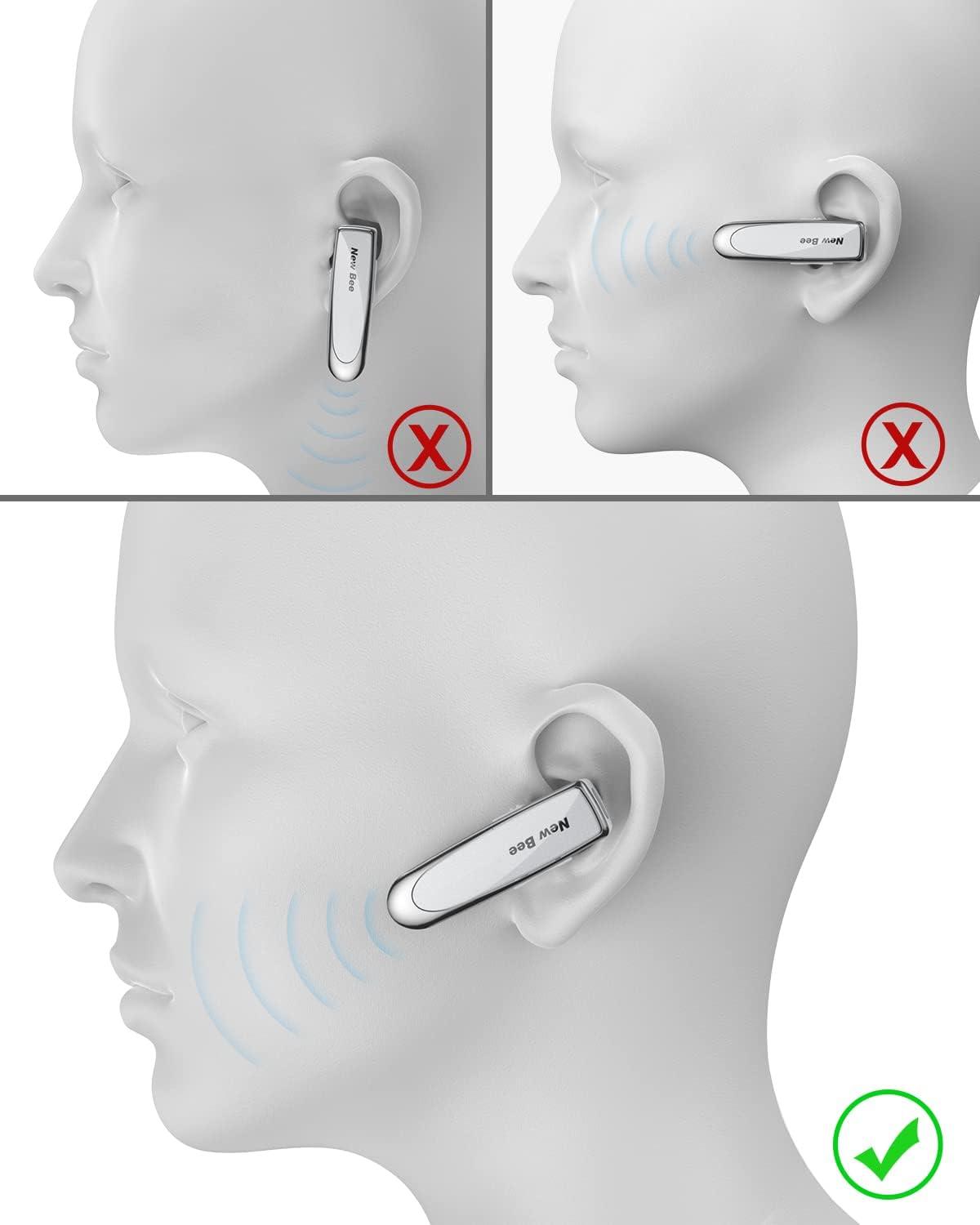 New Bee Bluetooth earphone, Ear-Hook Noise-Cancelling Wireless