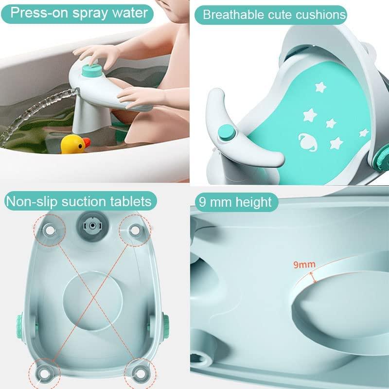 MoreFeel Baby Bath Seat,Baby Bathtub Seat for Baby Sit up Shower