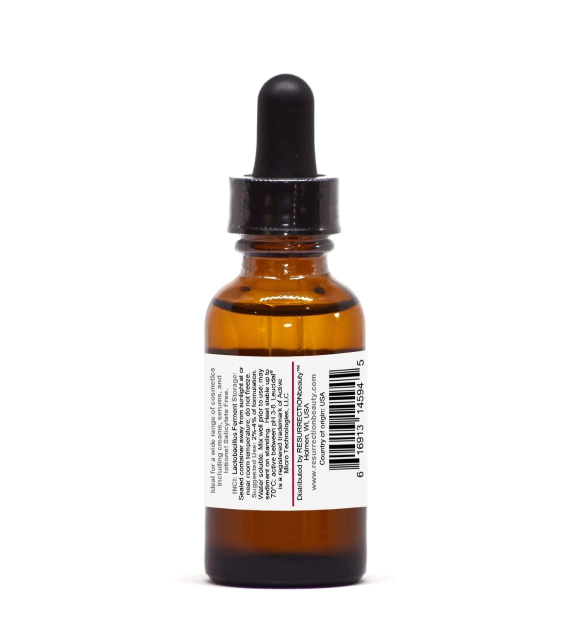 Leucidal Liquid SF, Natural Moisturizing Ingredient for DIY Vitamin C  Ascorbic Acid & Hyaluronic Acid Powder Serum Facial Lotion & Other Cosmetic  Making Formulations 1 oz