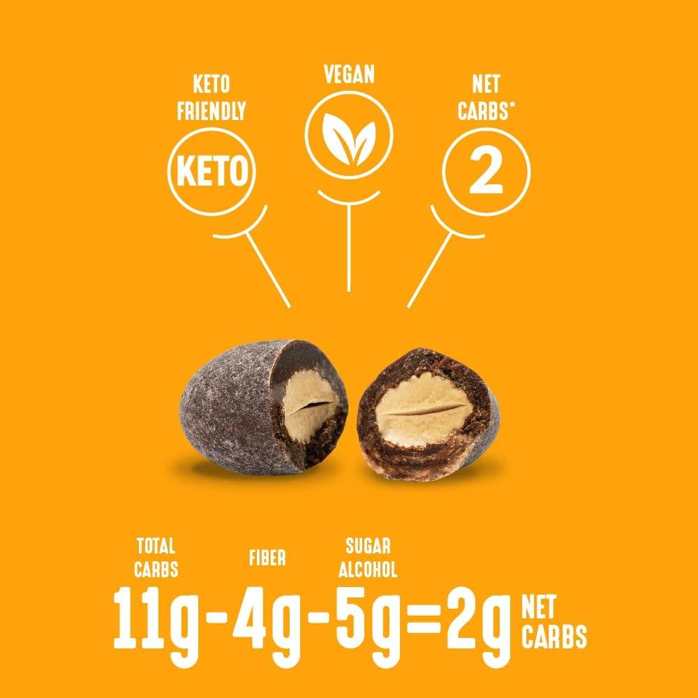 Lakanto Chocolate Covered Almonds Sweetened with Monk Fruit Sweetener