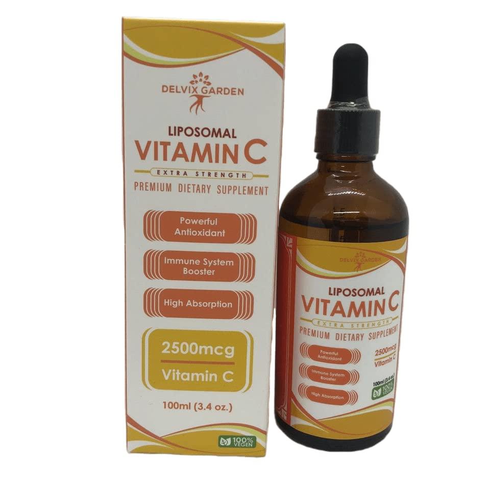 Delvix Garden Liposomal Vitamin C Drops 120ml Premium High Potency