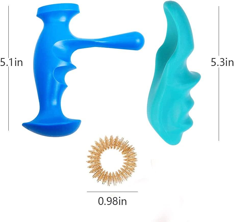 Manual Trigger Point Massage Tool and Thumb Saver for Full Body Deep