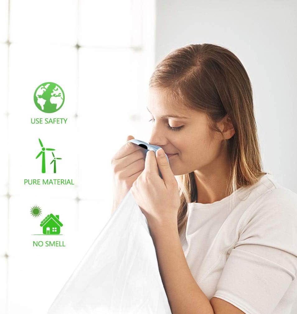 Teivio 100pcs 6 Gallon Strong Drawstring Trash Bags, Small Restroom